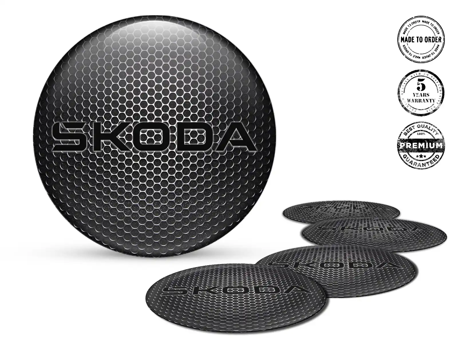 Skoda Silikonaufkleber Ausgabe Individuelle Felgen-Embleme